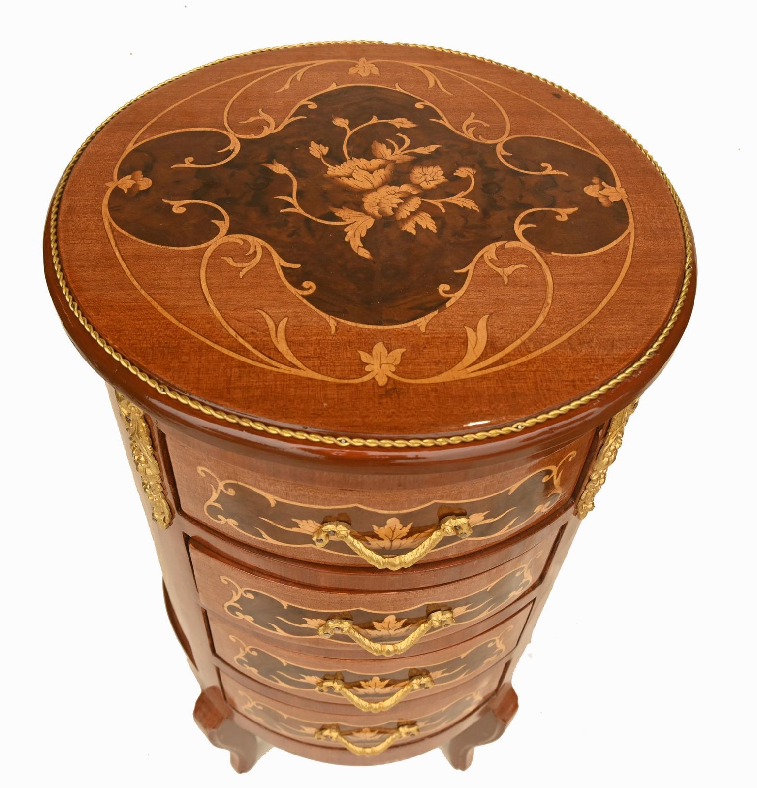 French Bedside Chest Louis XV Revival Nightstands photo vinterior