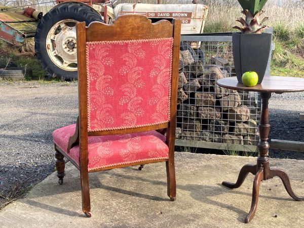 A Charming Art Nouveau Low Chair photo vinterior