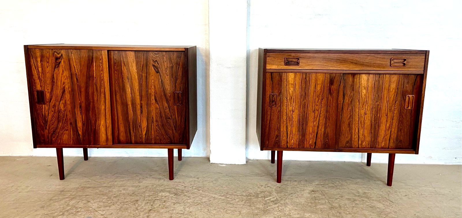 Vintage Retro Danish Mid Century Matching Rosewood Sideboards 1960,S