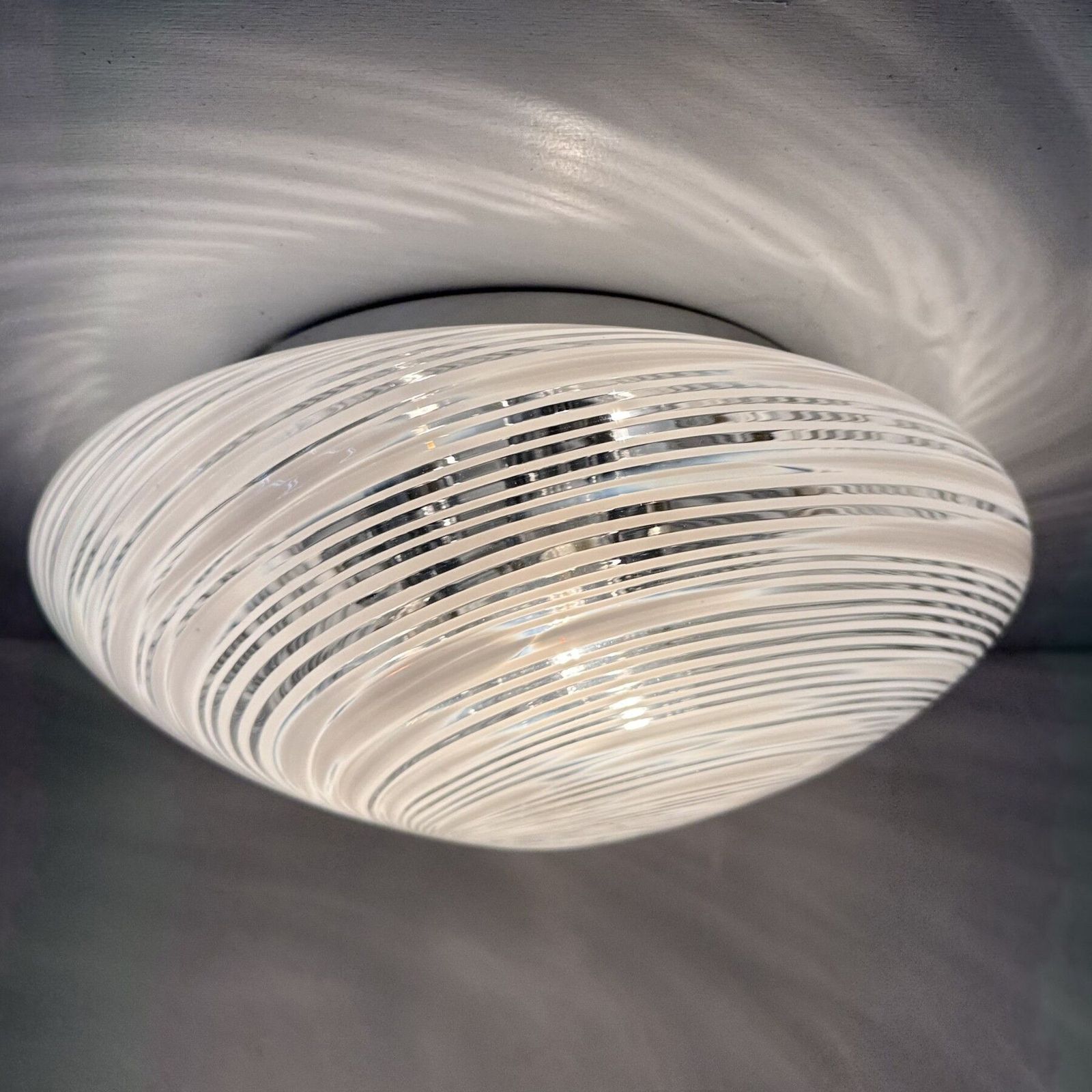 Mid Century Design Murano Glass Hillebrand Ceiling Lamp , 1970s photo furniture