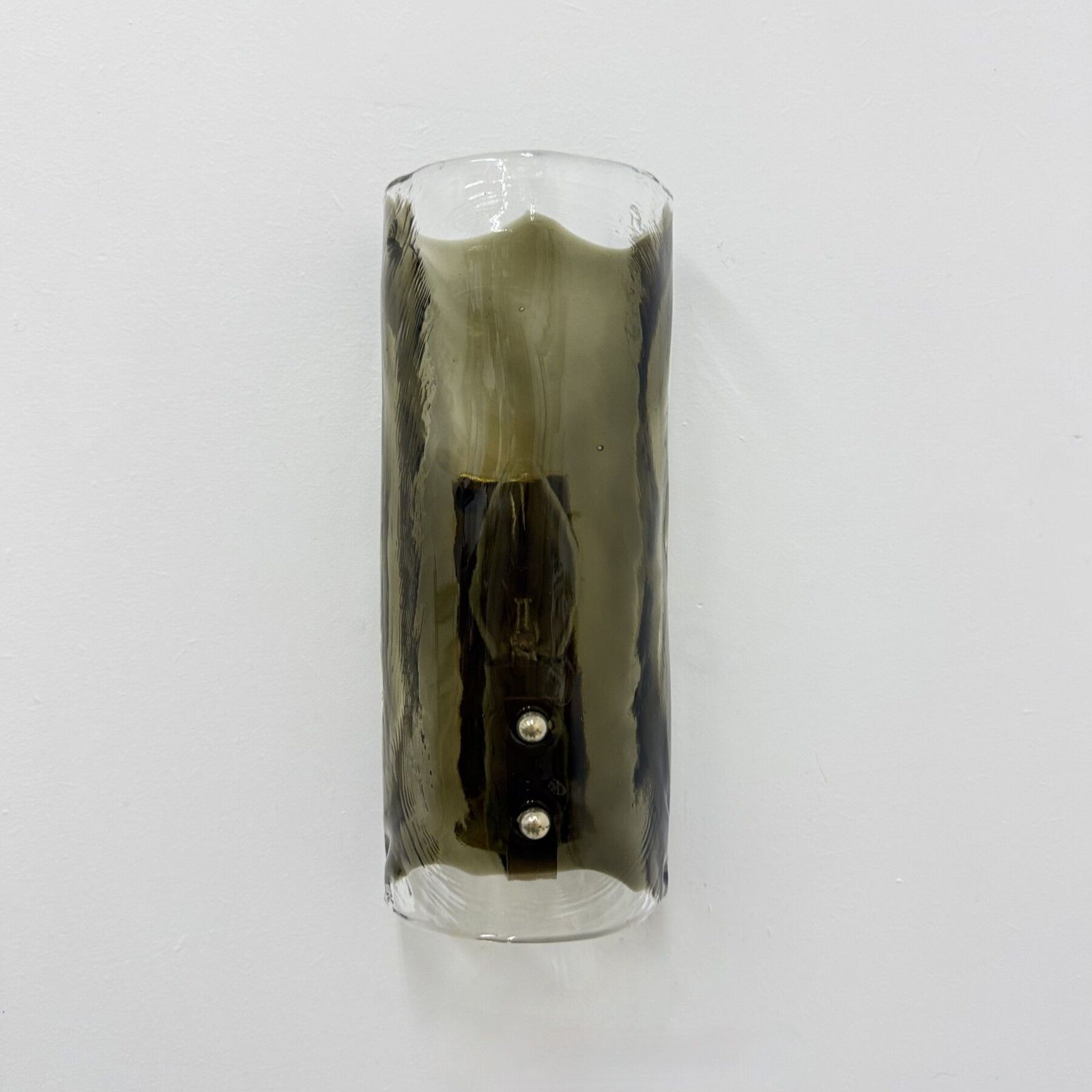 Mid Century Glass Wall Lamp Sconce J.T. Kalmar , 1970s , Germany photo vinterior