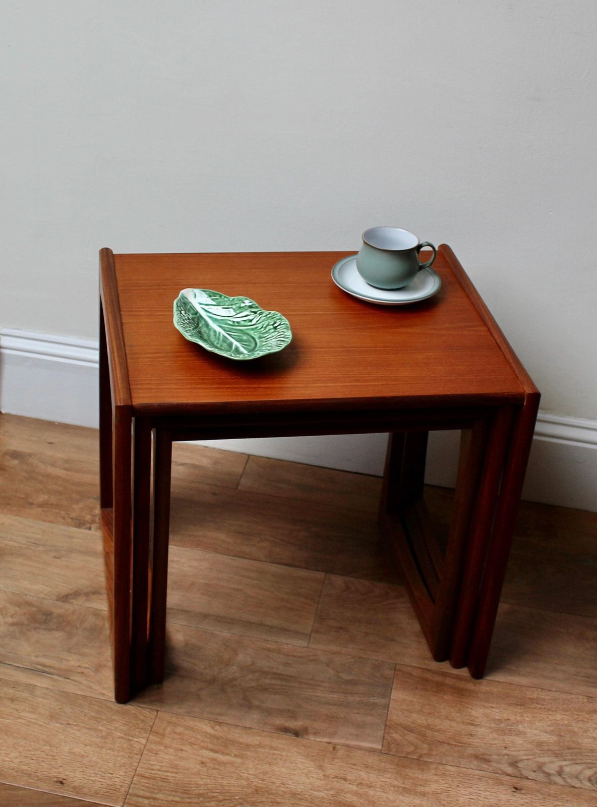 photo furniture Vintage G Plan Restored Quadrille Teak Nest Of Tables