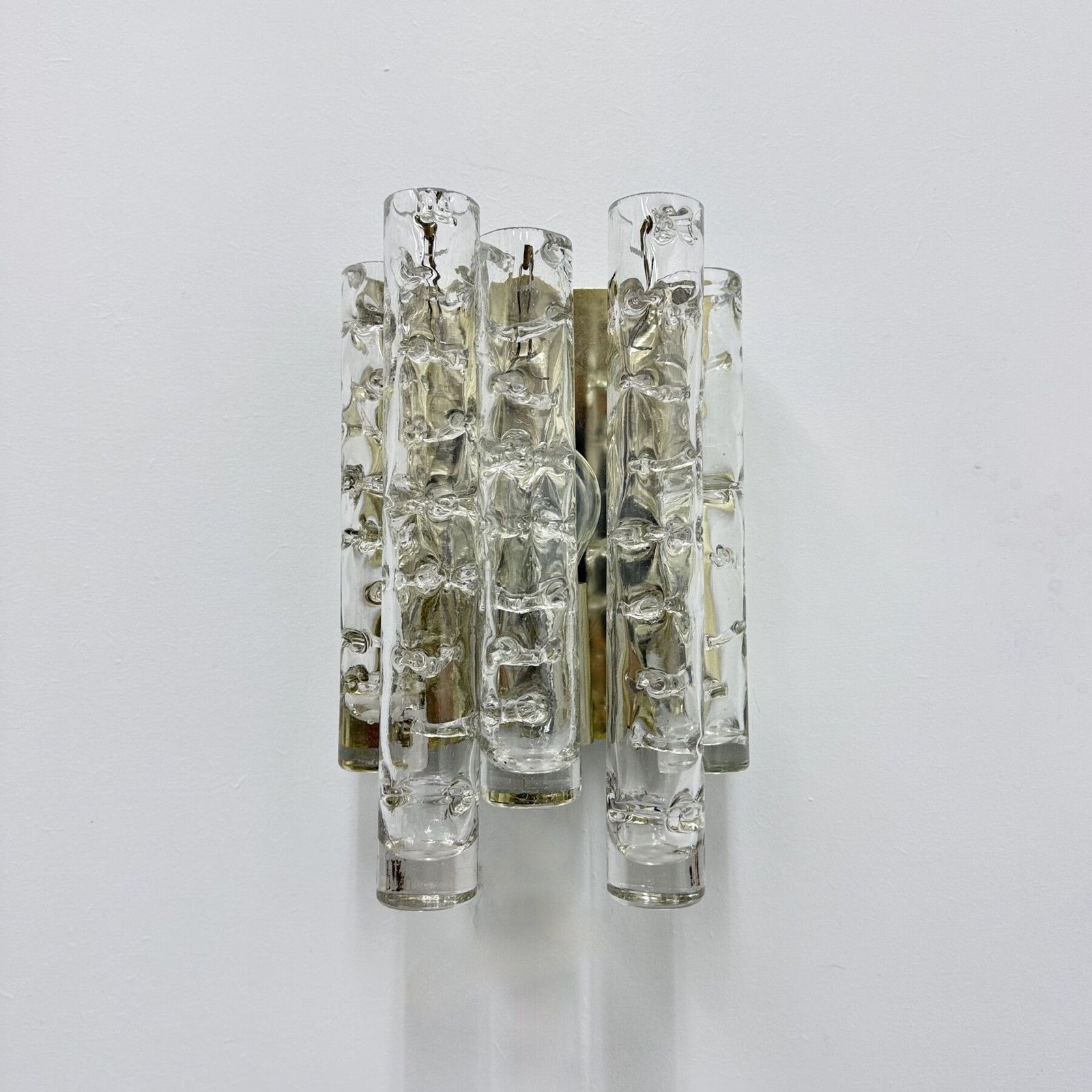Doria Leuchten Glass Wall Lamp Sconce , 1970s photo buy