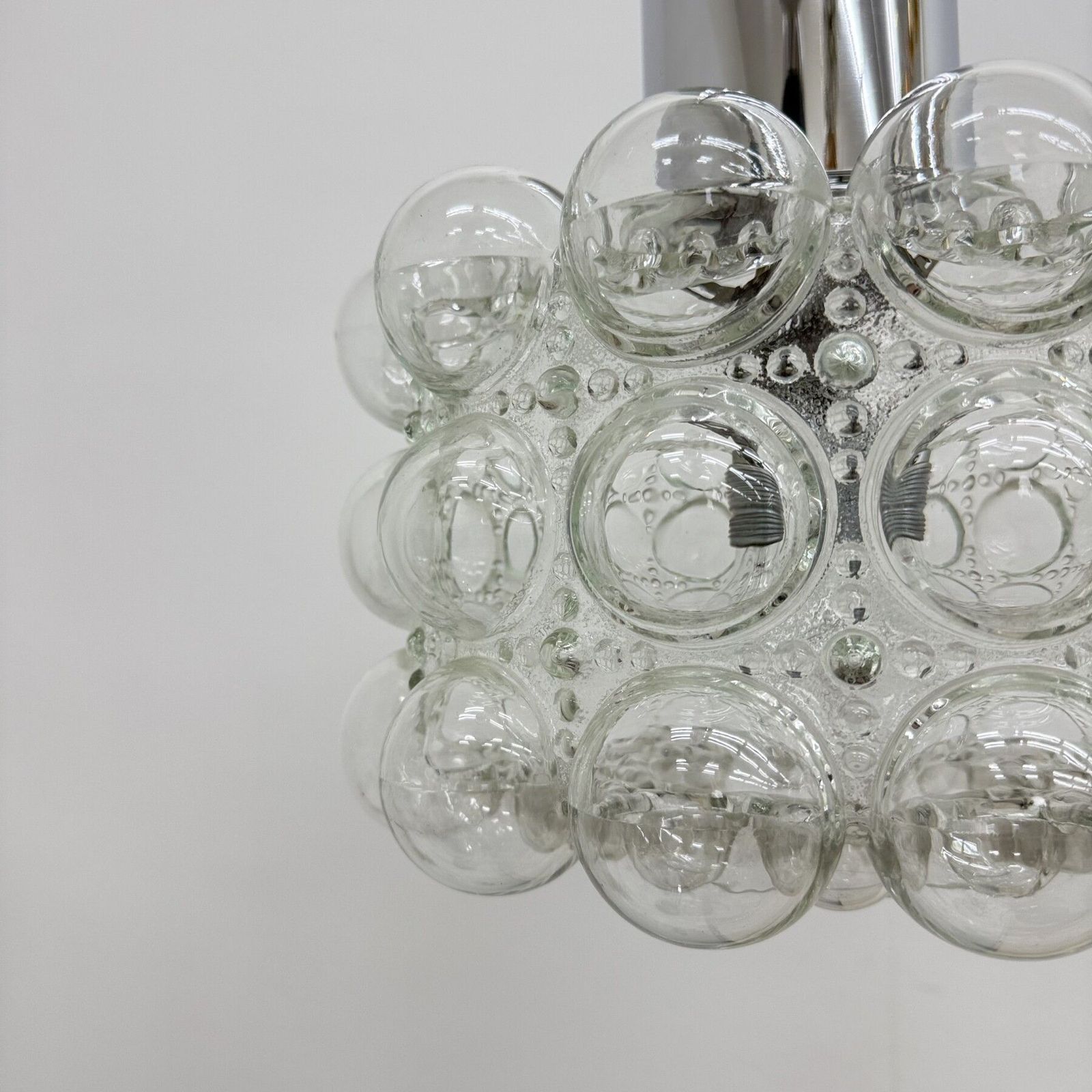 Grote Bubble Glass Hanglamp Van Helena Tynell Voor Limburg, Duitsland, Jaren 1970 photo Verlichting