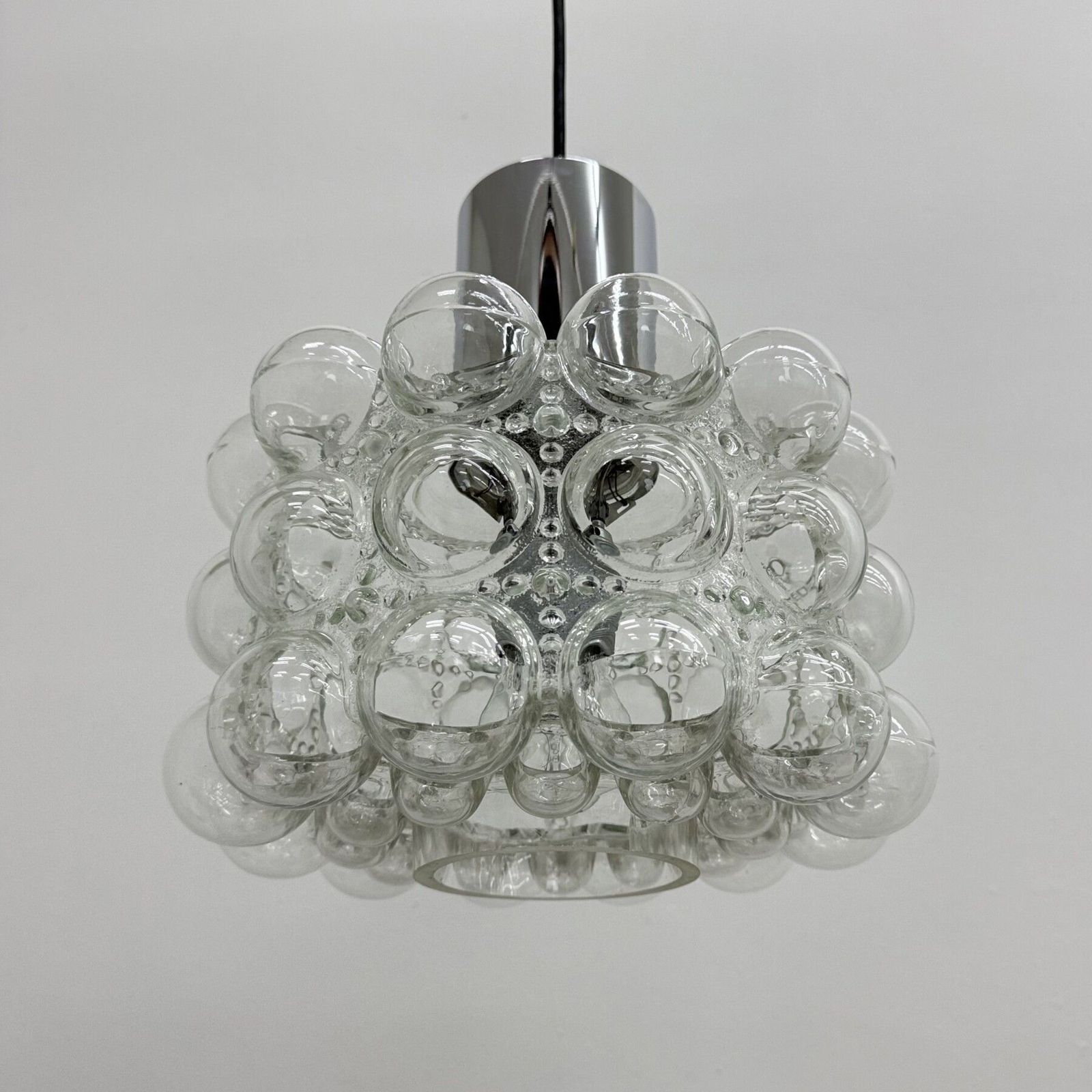 photo vinterior Large Bubble Glass Pendant By Helena Tynell For Limburg, Germany, 1970s