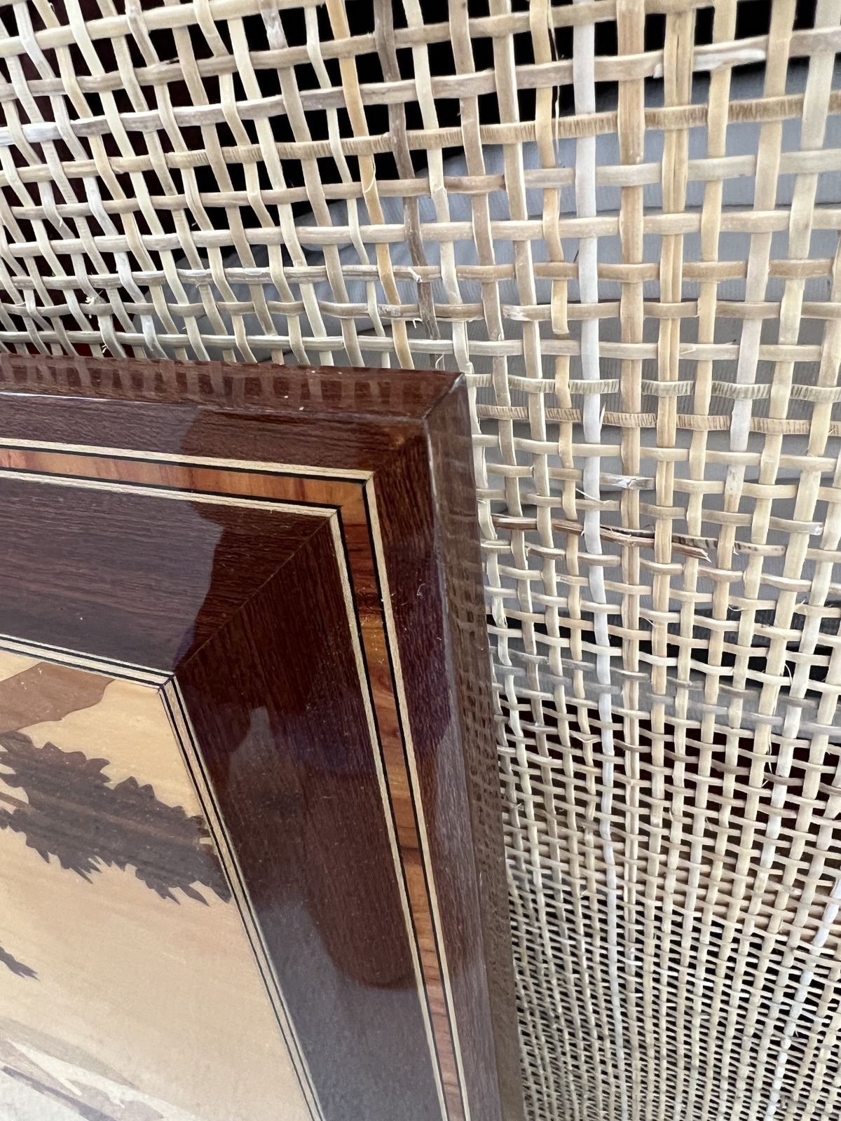 Italian Inlaid Wood Marquetry Wall Art photo for sale