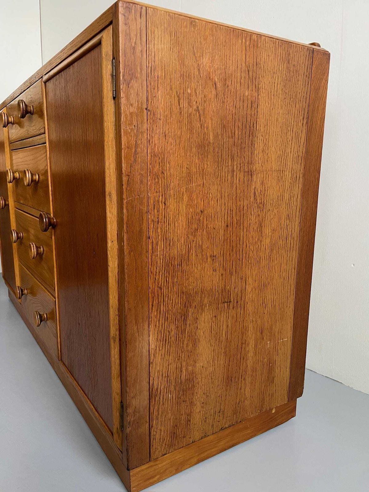 Vintage Cc41 Utility Furniture Sideboard Mid Century Oak Veneer photo buy