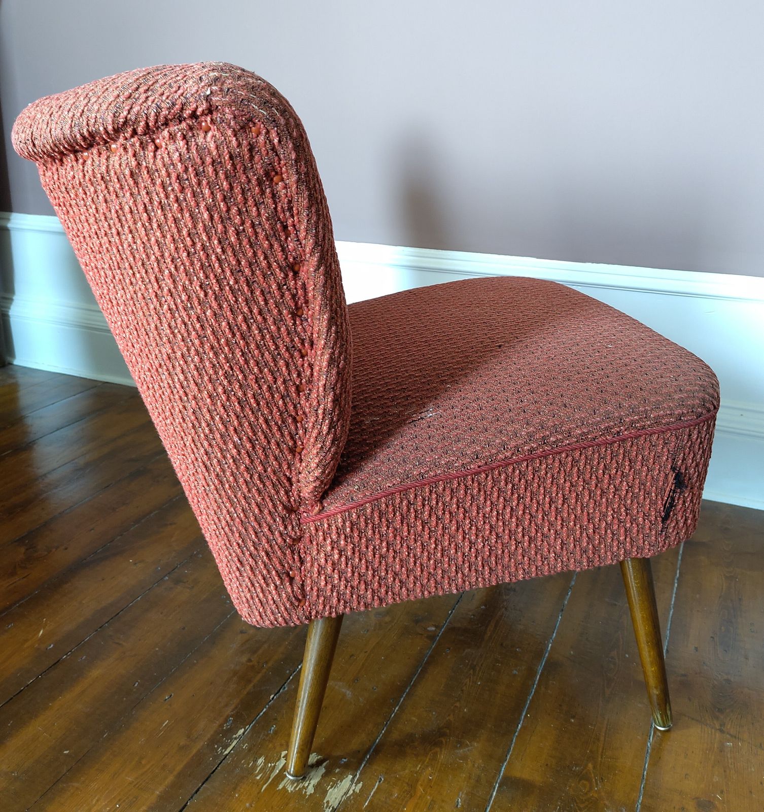 Set Of Three 1950s West German Cocktail Chairs – Ideal For Reupholstery photo buy