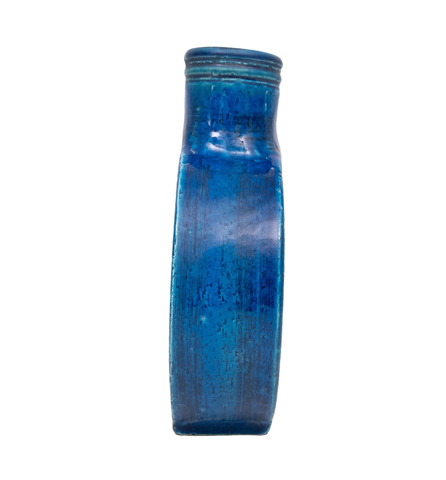 Bitossi Rimini Blu Lollipop Vase Door Aldo Londi, Jaren 1960, Italië photo vintage