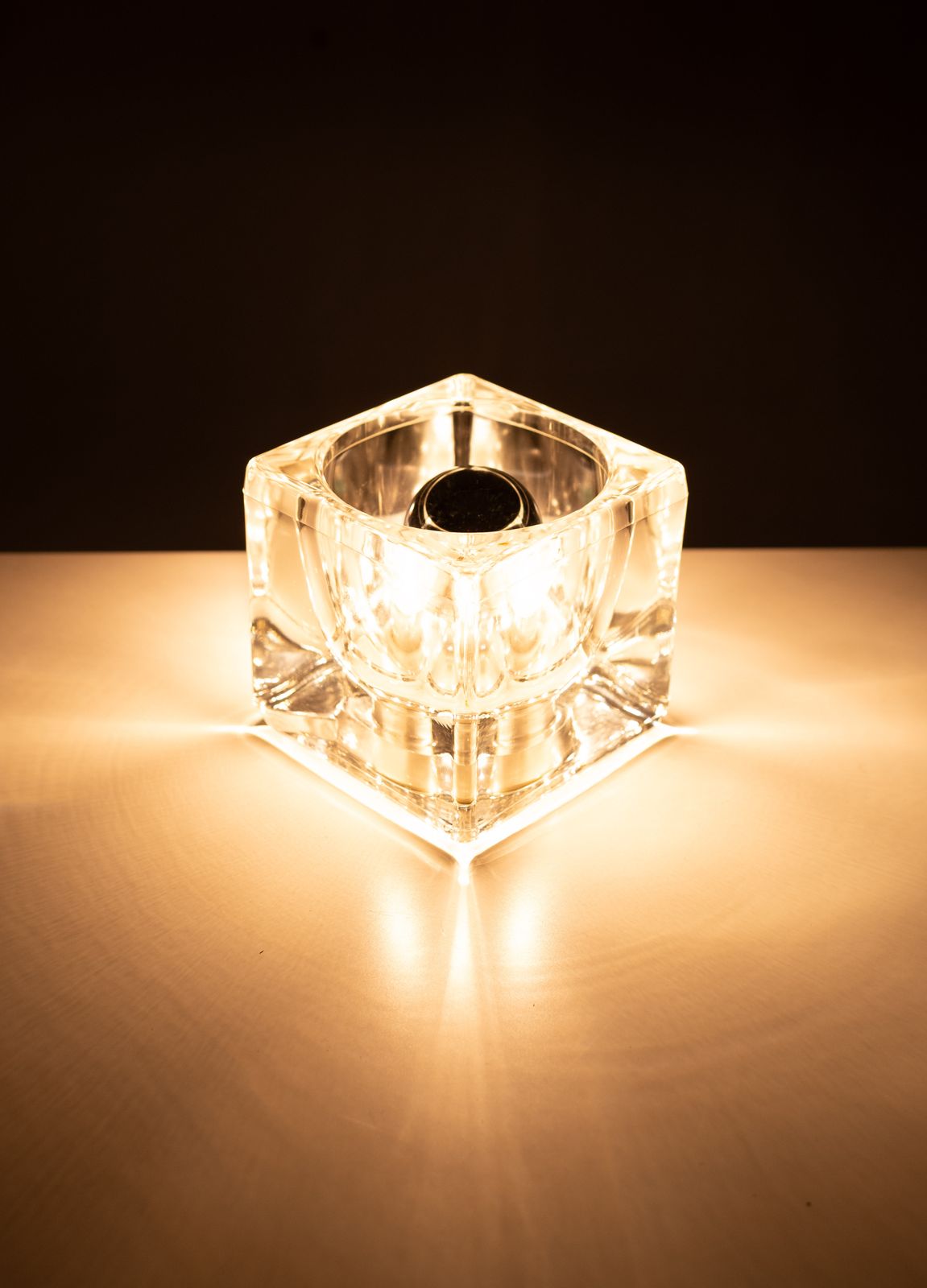 300.0 Peill & Putzler Cube Tube Lamp Germany 1970s photo