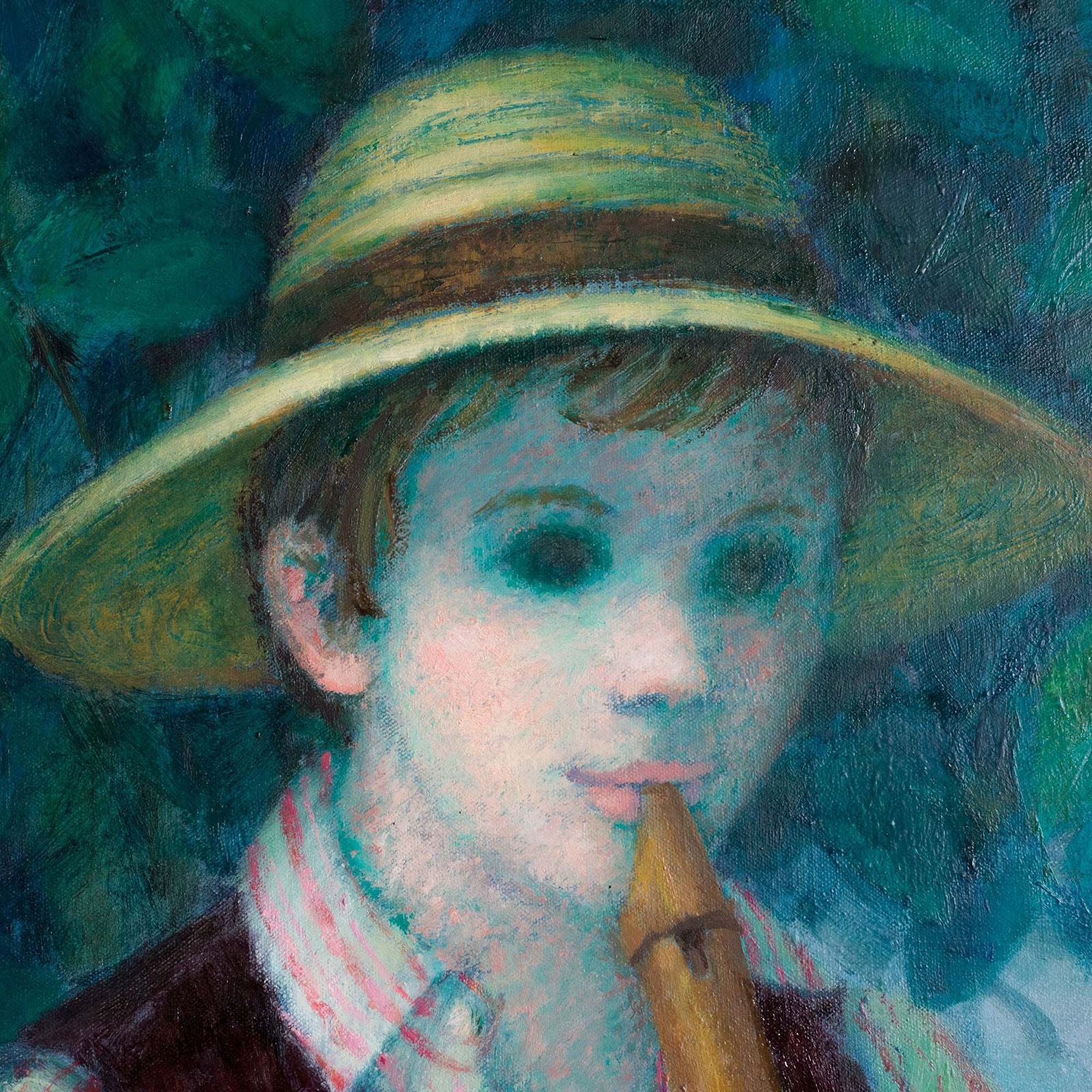 Child With The Pipe – Larrania photo vinterior