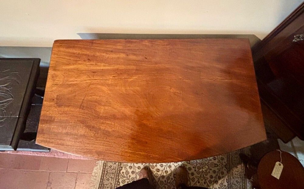 Regency Mahogany Small Bow Front Chest Of Drawers photo 523.0
