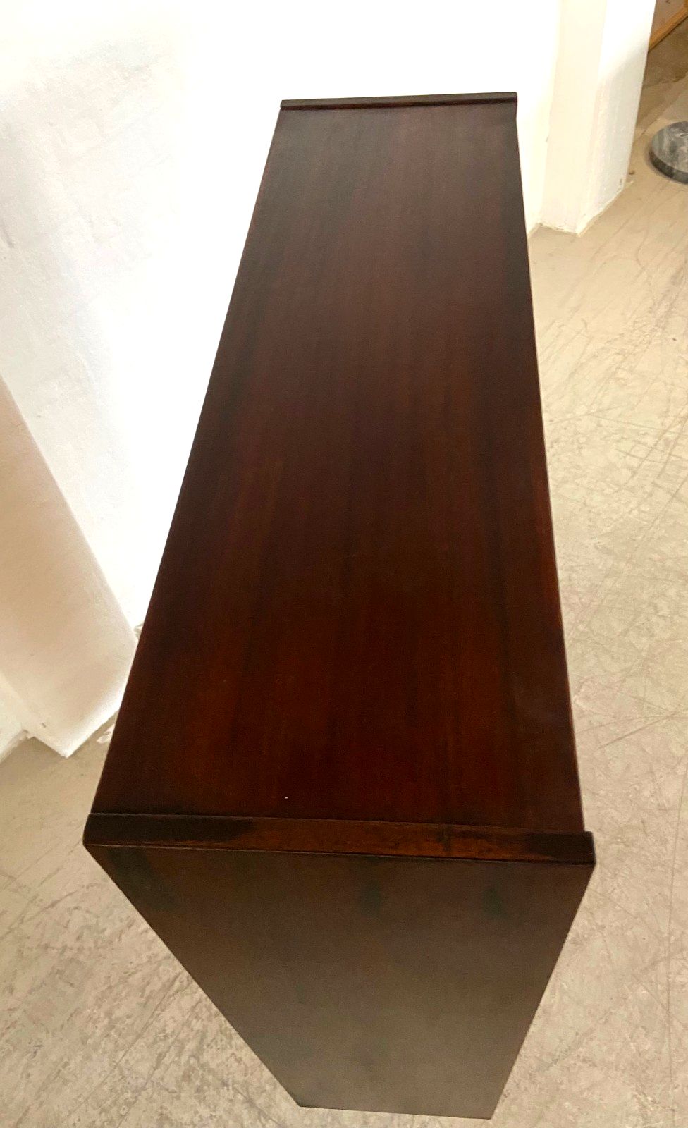 795.0 Danish Retro Vintage Bookcase In Rosewood With Sliding Doors 1960,S photo