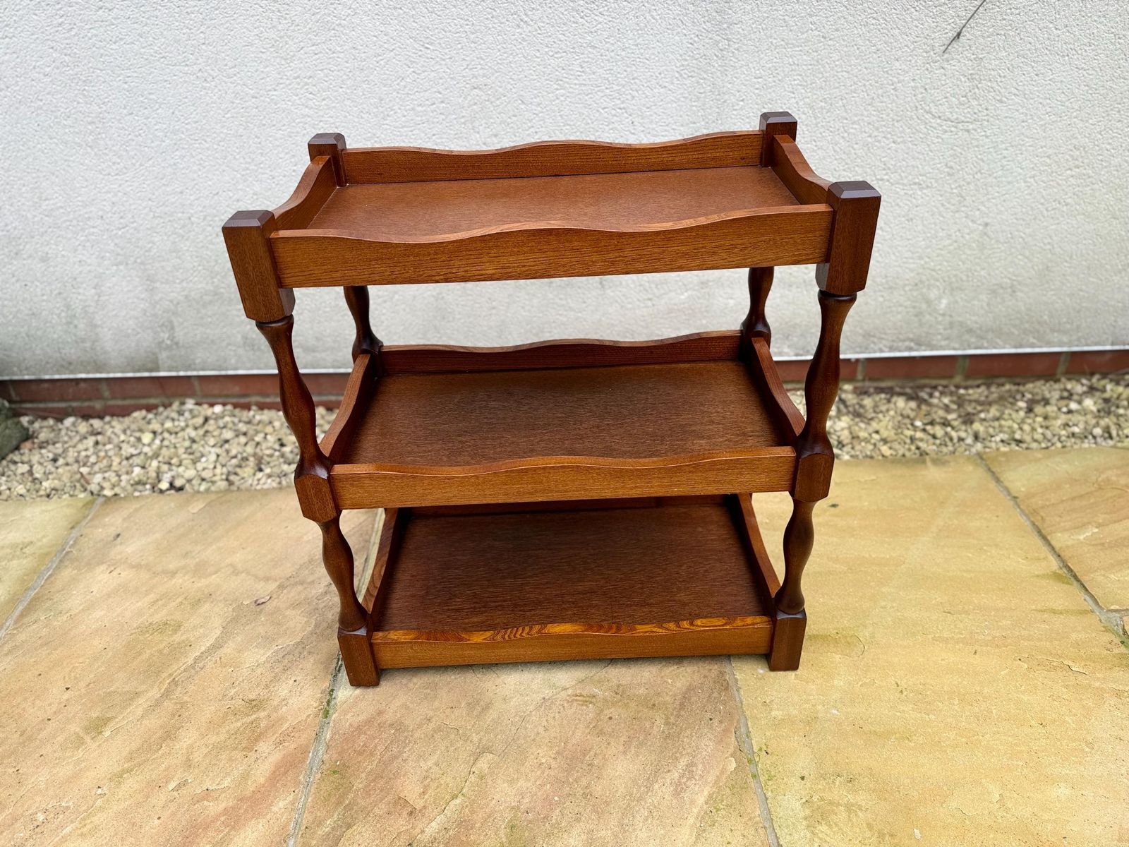 Vintage 1950/ 1960s Mid Century Wood Tea Trolley Shelf Drinks Shelf photo 175.0