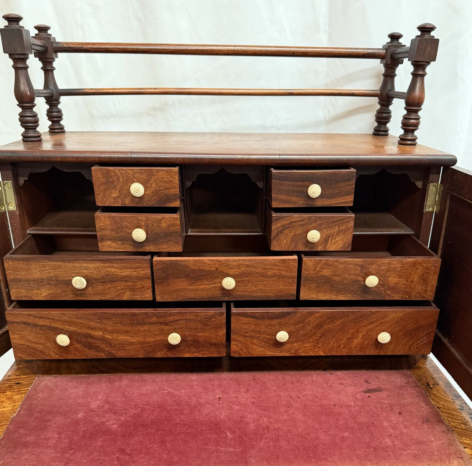 photo for sale Regency Period Ladies Desk On Lyre Supports
