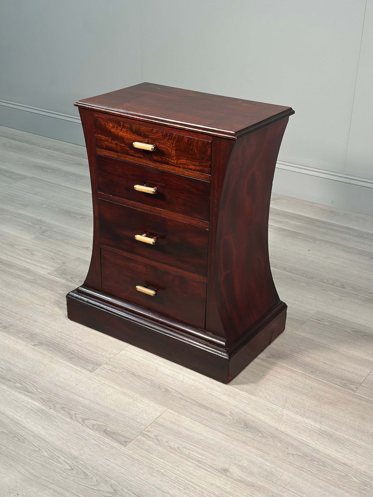 Furniture Shapely Art Deco Chest Of Drawers photo