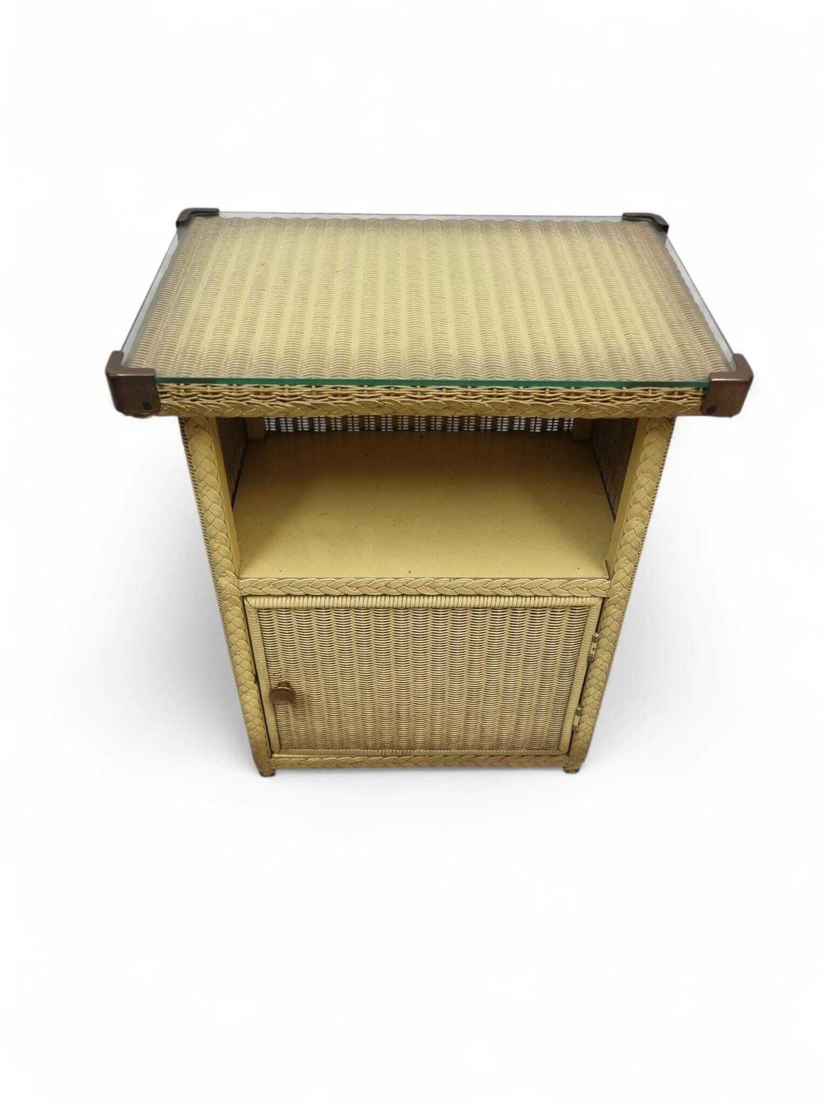 Vintage Lloyd Loom Lusty Bathroom Set / Armchair / Cabinet / Ottoman / C.1950. photo buy
