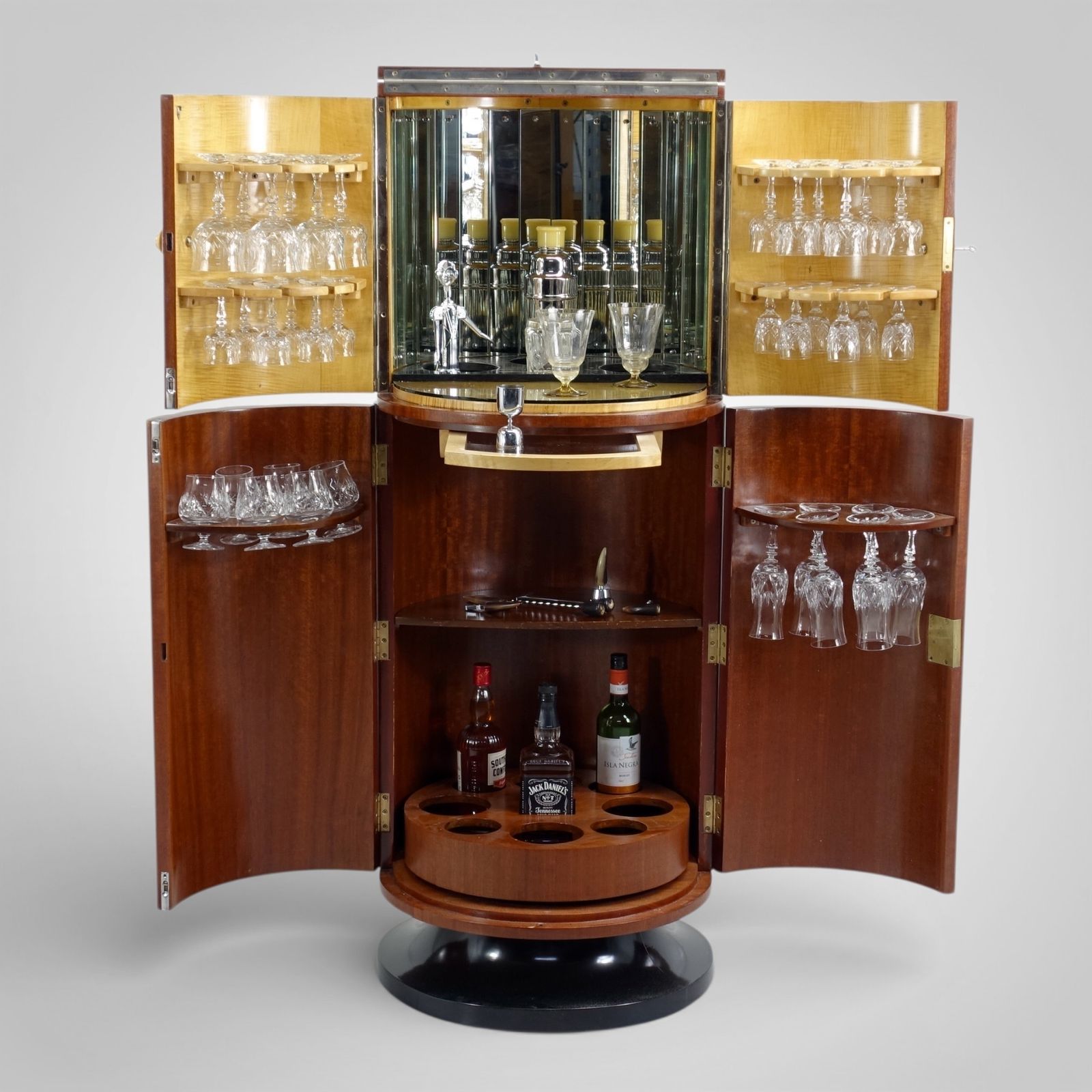 photo buy Art Deco Rocket Cocktail Cabinet Dry Bar English Circa 1936.