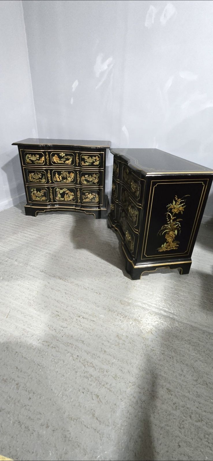 Wonderful Pair Chinoiserie Chests Of Drawers photo 1895.0