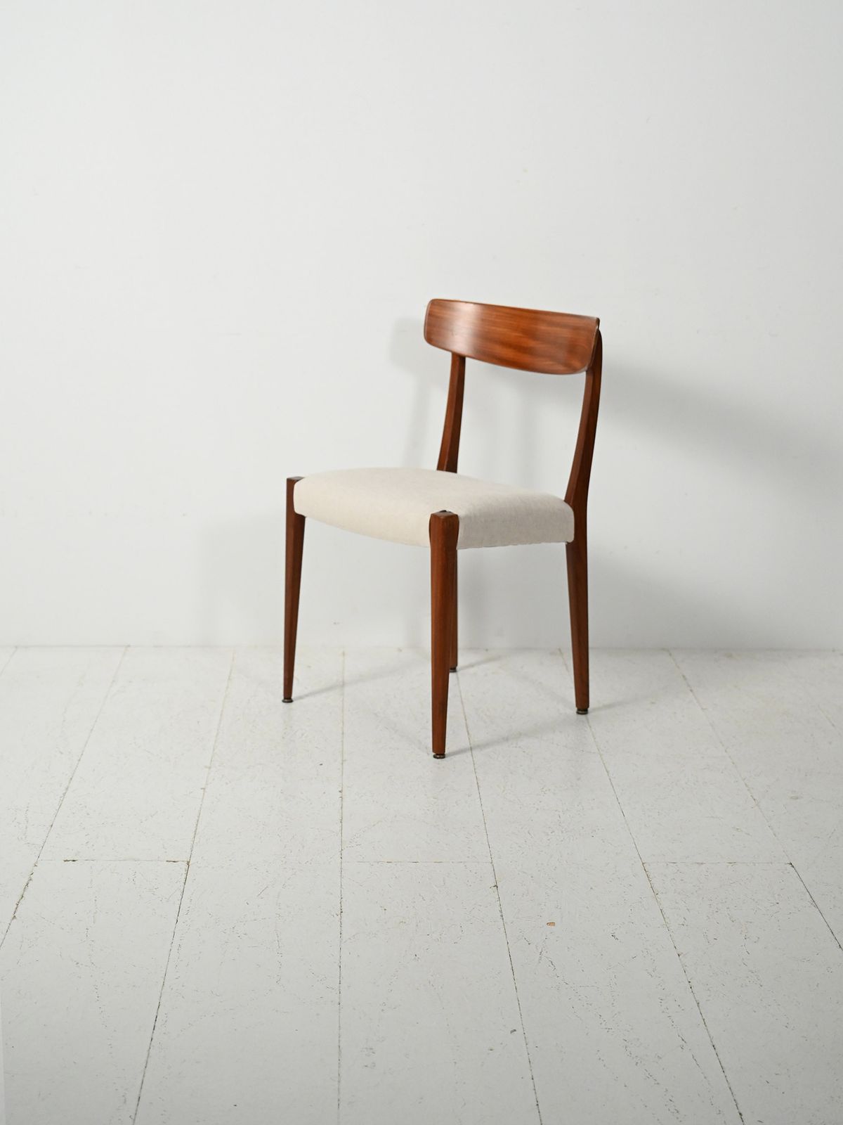 Set Van Zes Scandinavische Teakhouten Stoelen, Ca. Jaren 1960 photo for sale