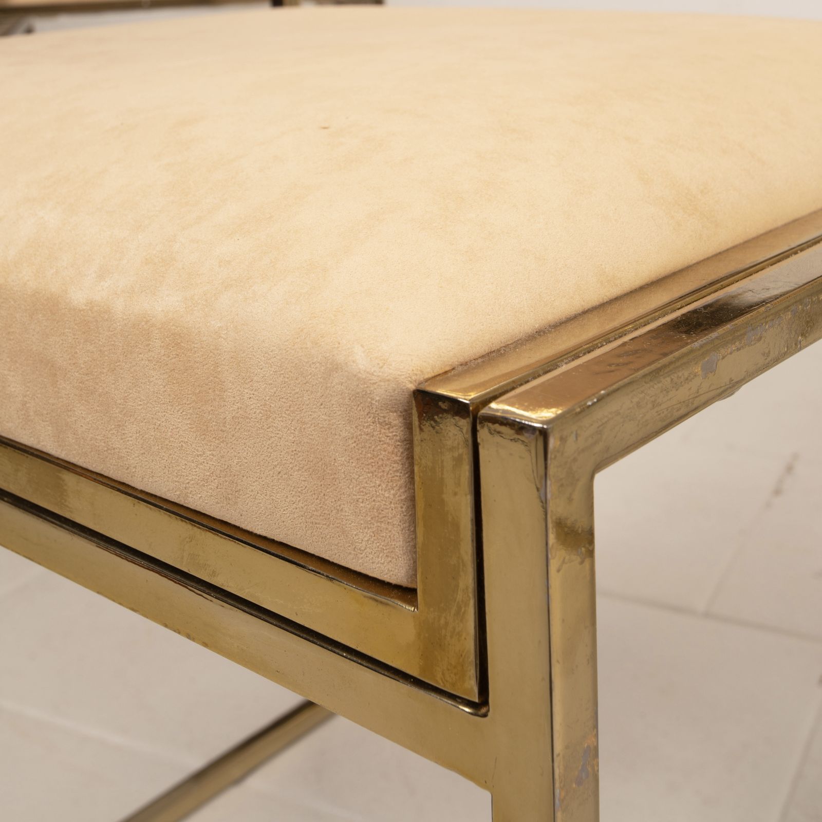 Sq Al Chairs By Willy Rizzo For Maison Willy Rizzo – Brass Version 1970 photo 7409.0