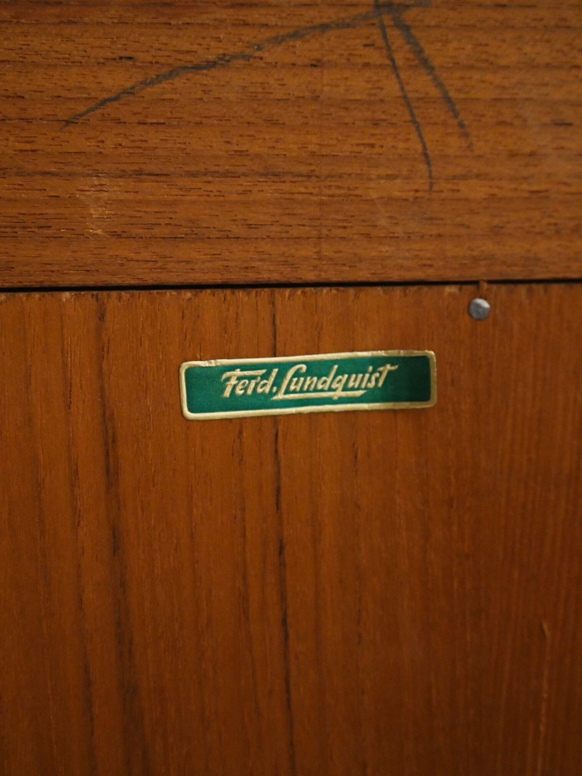 Scandinavian Teak Bookcase By Ferdinand Lundquist, 1960s photo vinterior
