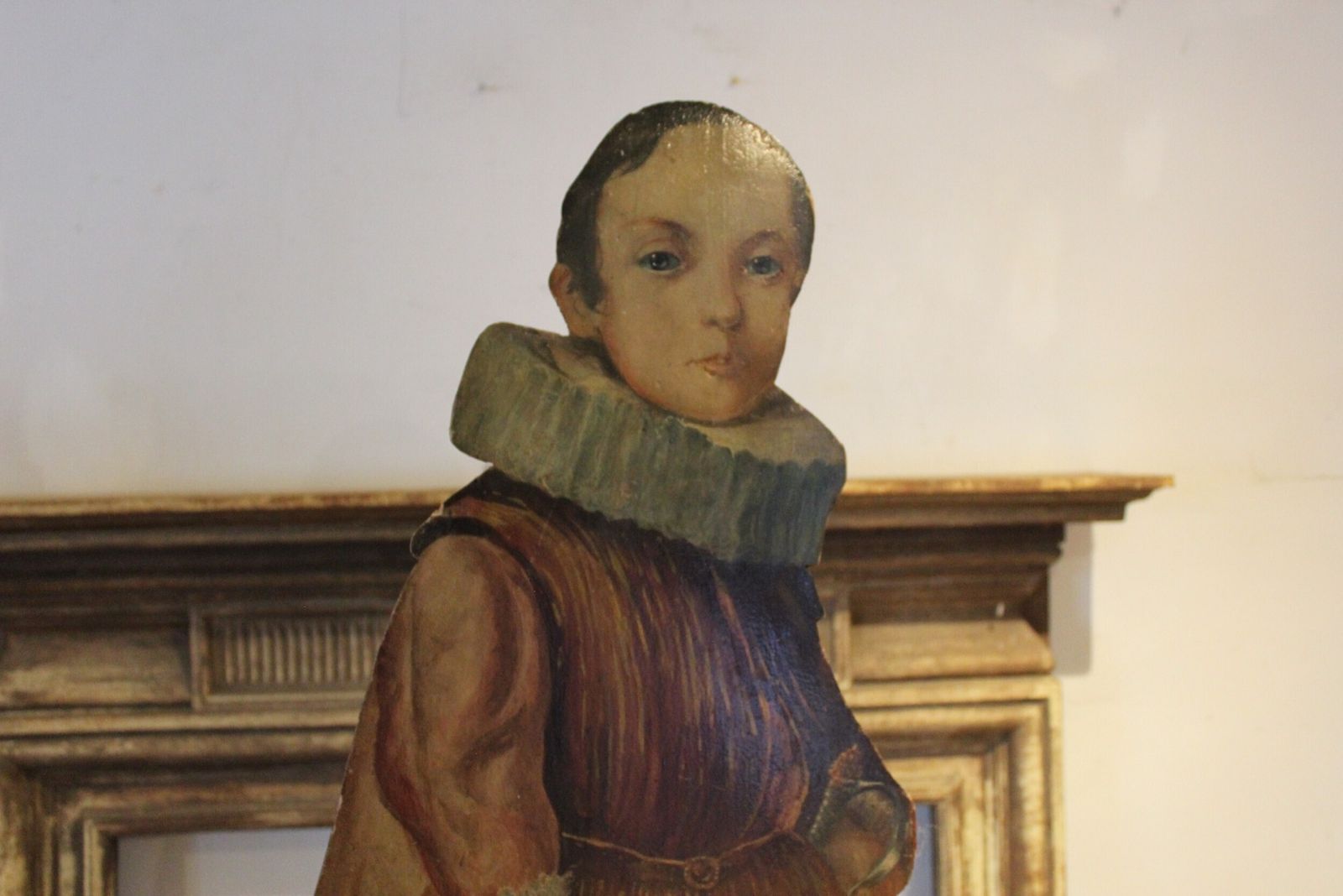 Rare 19th Century Dummy Board Oil Painting C1820 photo furniture