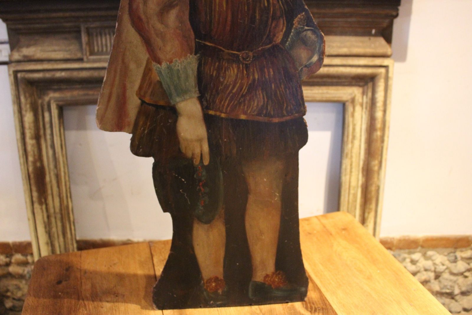 Rare 19th Century Dummy Board Oil Painting C1820 photo Art
