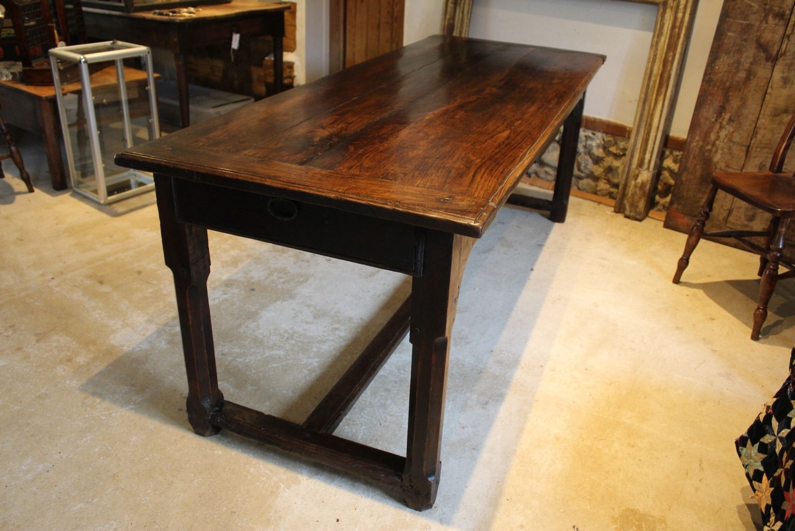 Table Stunning Refectory Farmhouse Dining Oak George III Seats 8 C1770