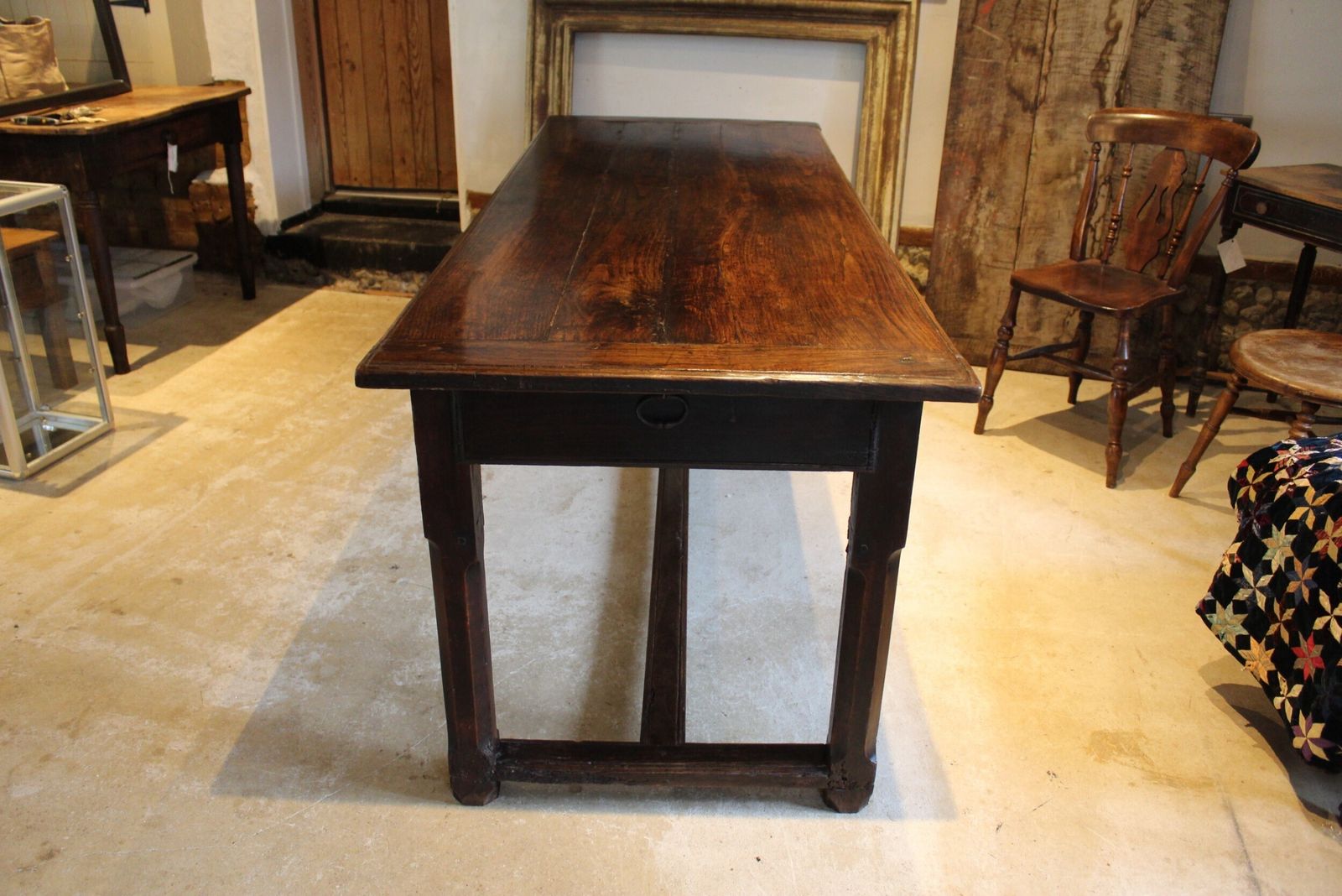 Table Stunning Refectory Farmhouse Dining Oak George III Seats 8 C1770 photo buy