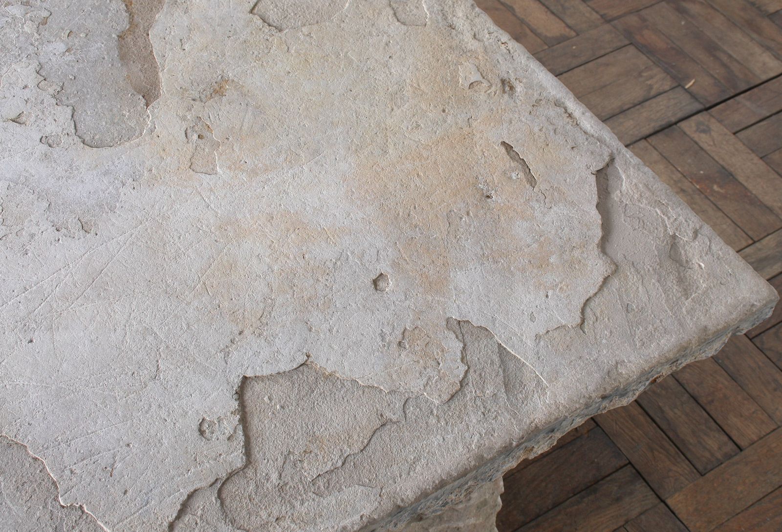 photo furniture Reclaimed Yorkstone Carved Stone Coffee Table Garden Feature