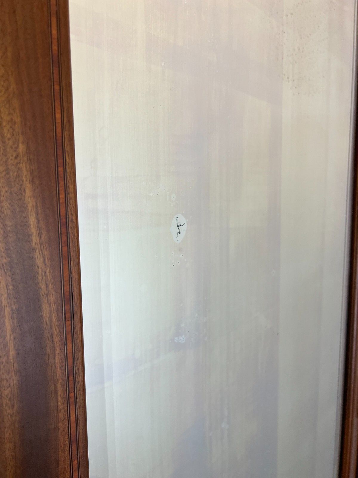 photo vintage Wardrobe Antique French Style Two Door Mirrored Carved Armoire Cabinet Lot 2253