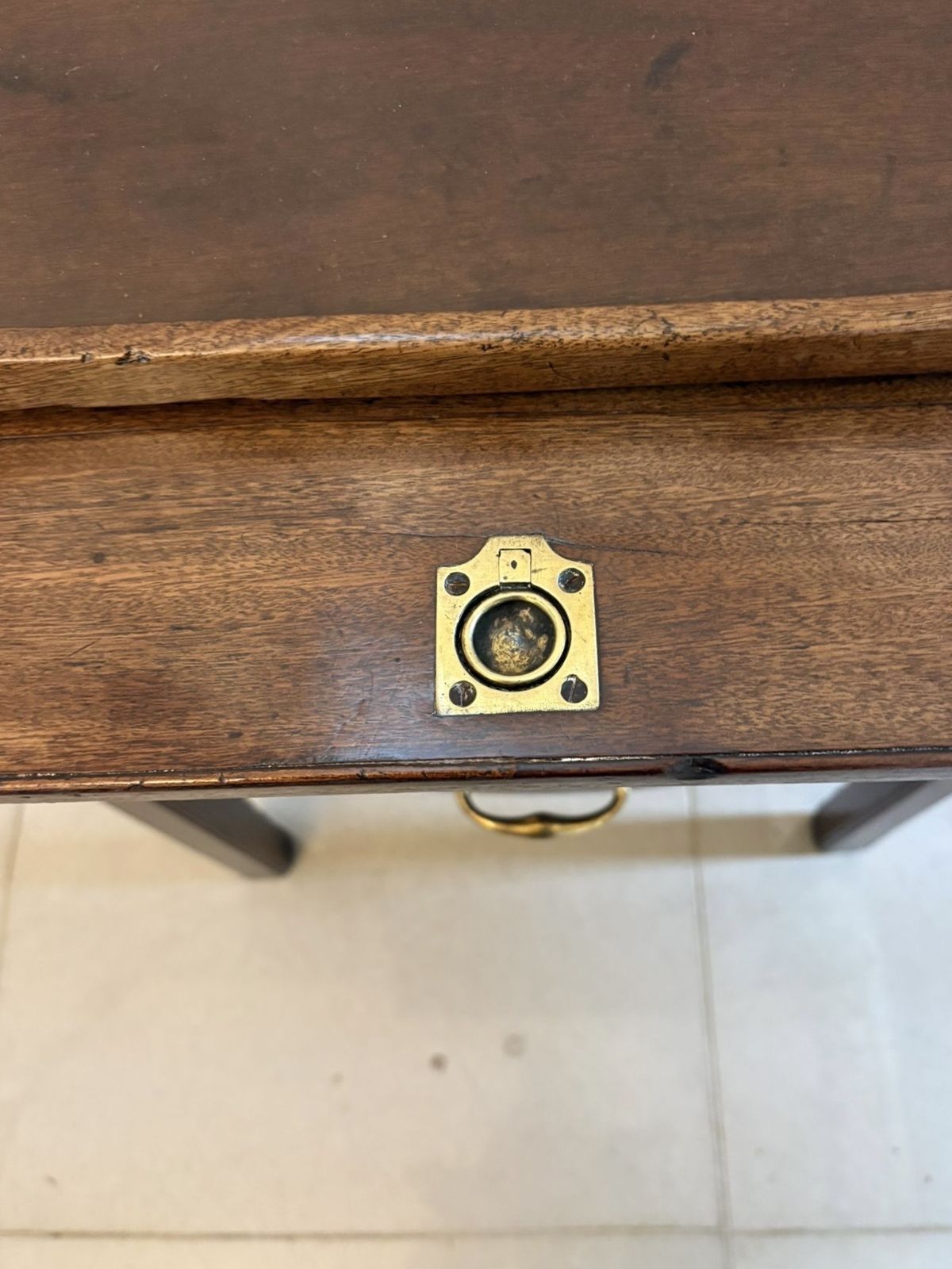 Antique 18th Century Mahogan Bedside Table photo for sale