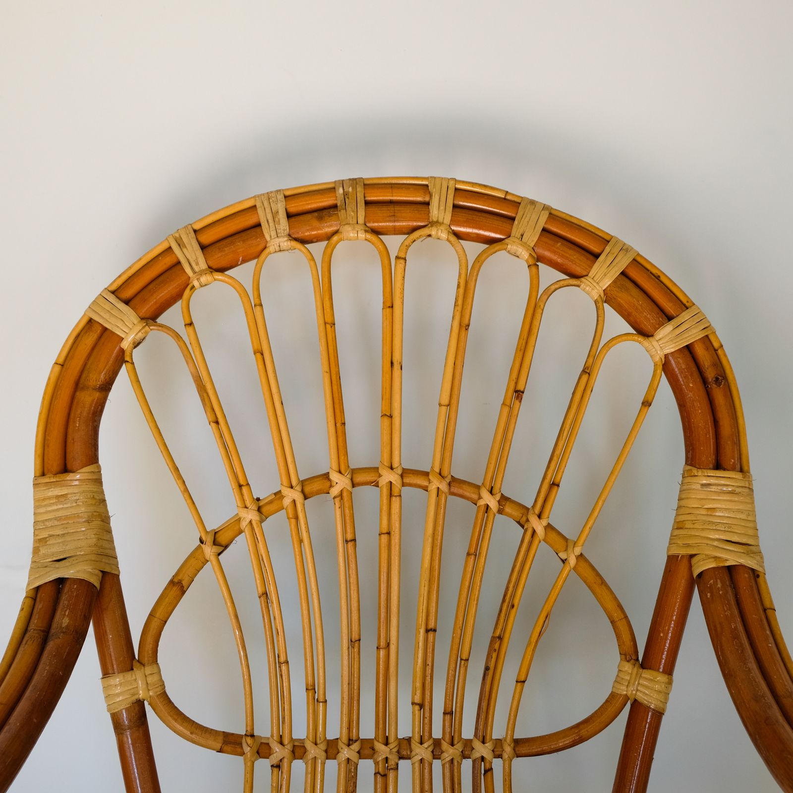 photo furniture Mid Century Rattan Armchair, 1960s