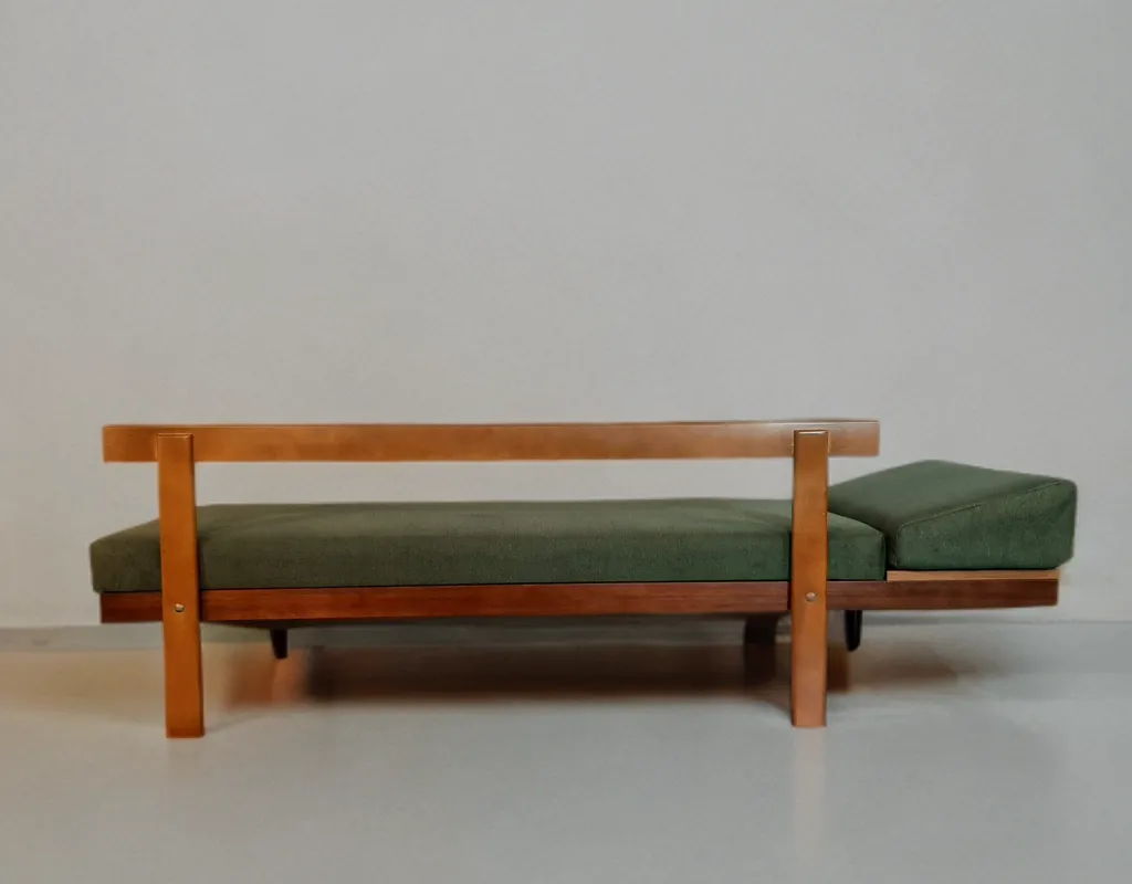photo furniture Scandinavian Mid Century Daybed In Teak By Ekornes,  1960s