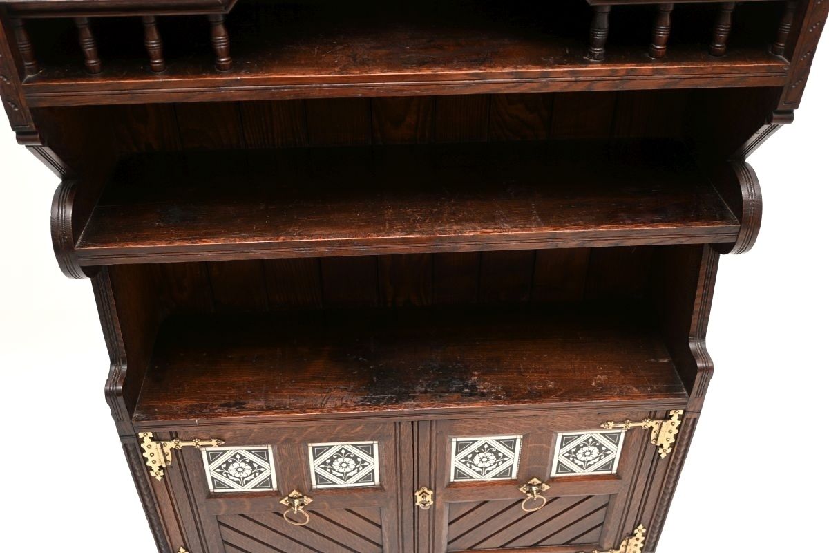 Antique Aesthetic Movement Cabinet By John Moyr Smith photo vintage