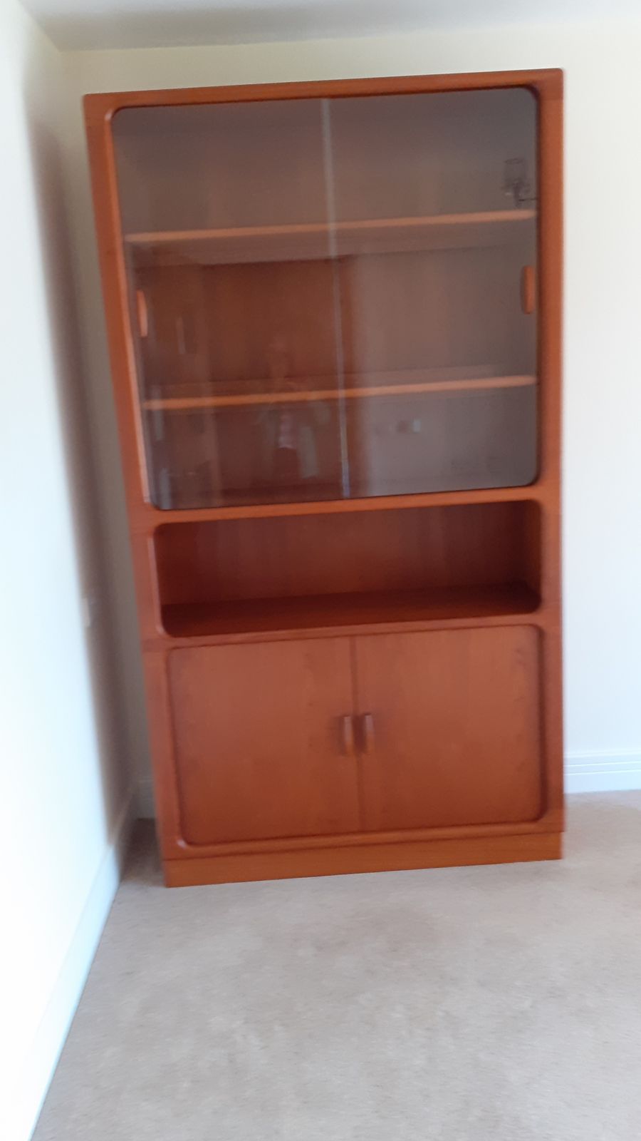 Pair Of Vintage 1980 Teak Dyrlund Danish Drinks/Display Cabinets photo furniture