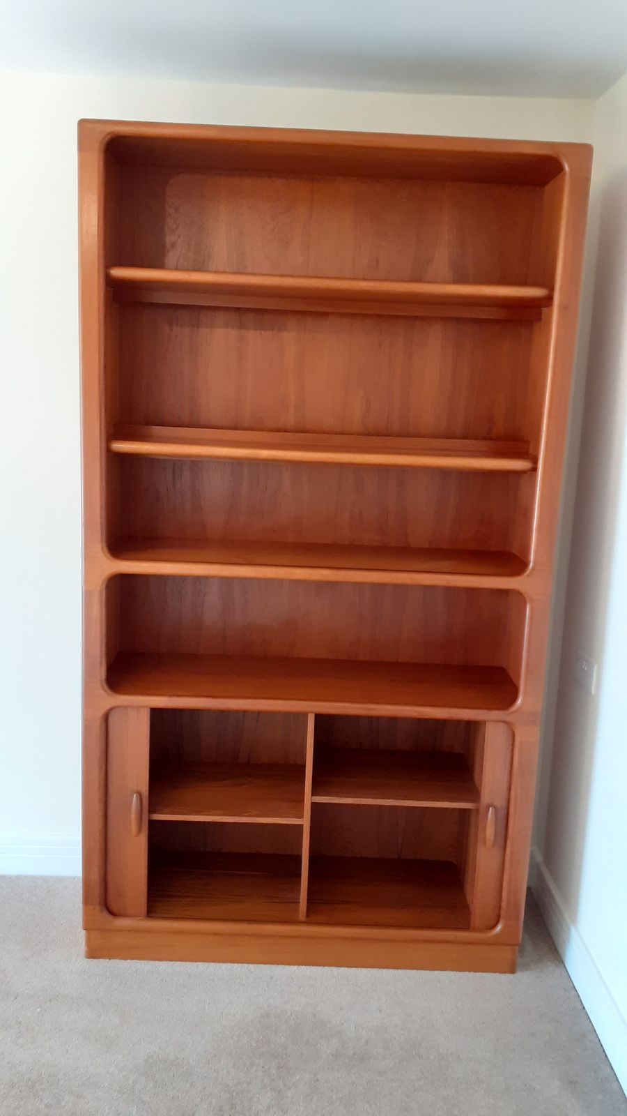Pair Of Vintage 1980 Teak Dyrlund Danish Drinks/Display Cabinets photo for sale