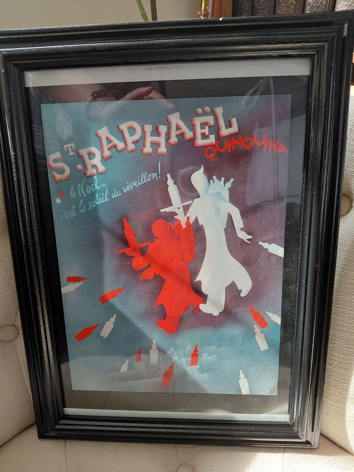 Advertising Poster From L'illustration 1939 St.Raphael Quinquina Framed