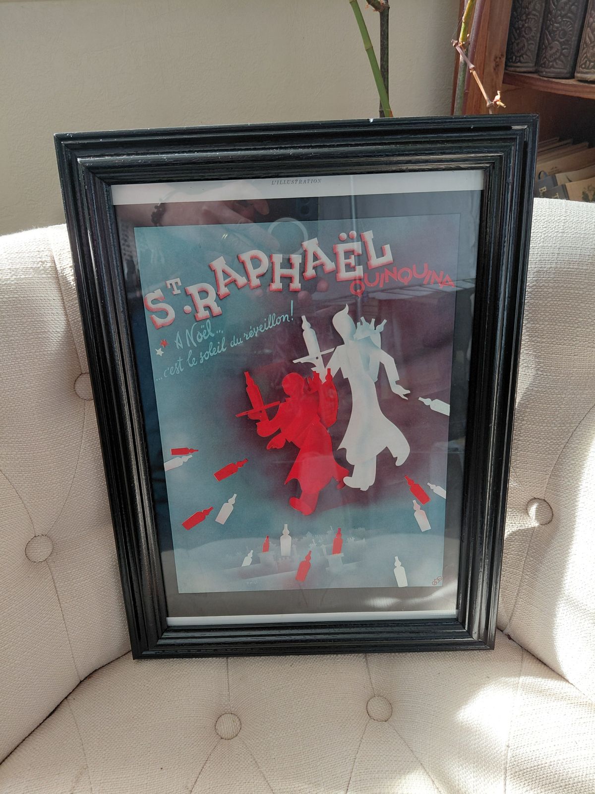 Advertising Poster From L'illustration 1939 St.Raphael Quinquina Framed photo Art