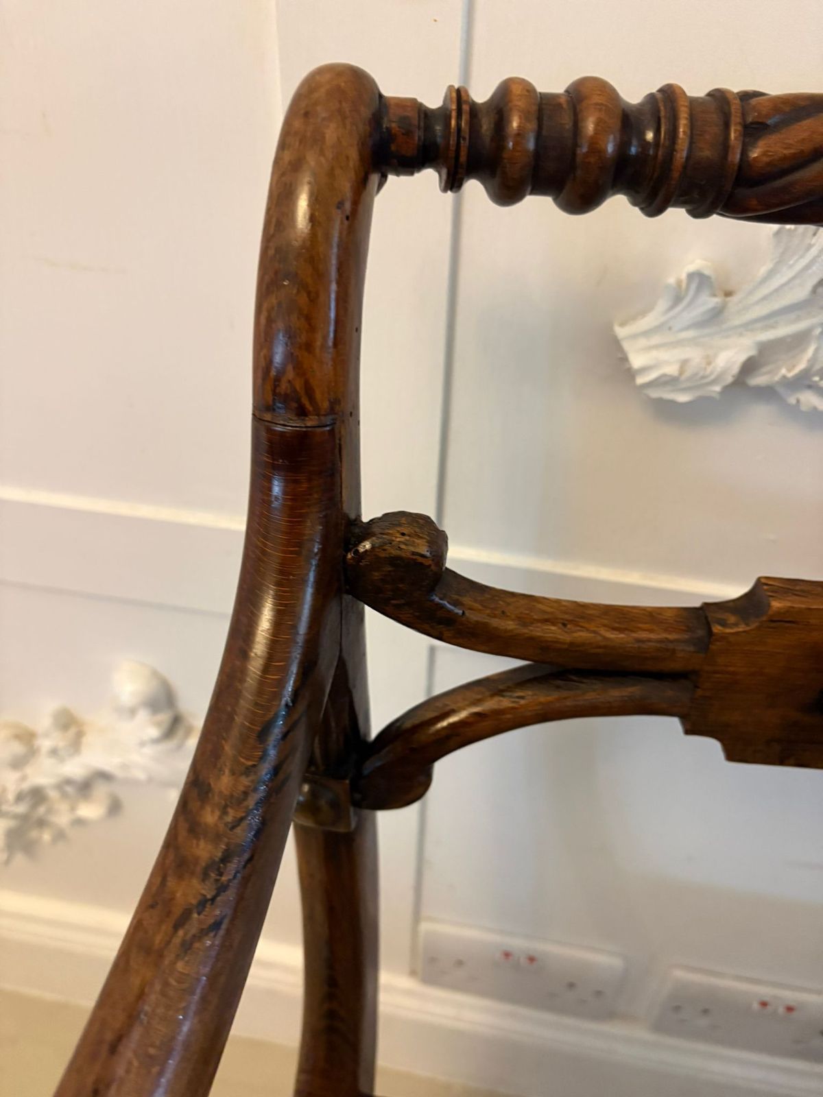 Antique 19th Century Mahogany Dining Chairs – Set Of Six With Cane Seats, Five Singles & One Carver photo 3495.0