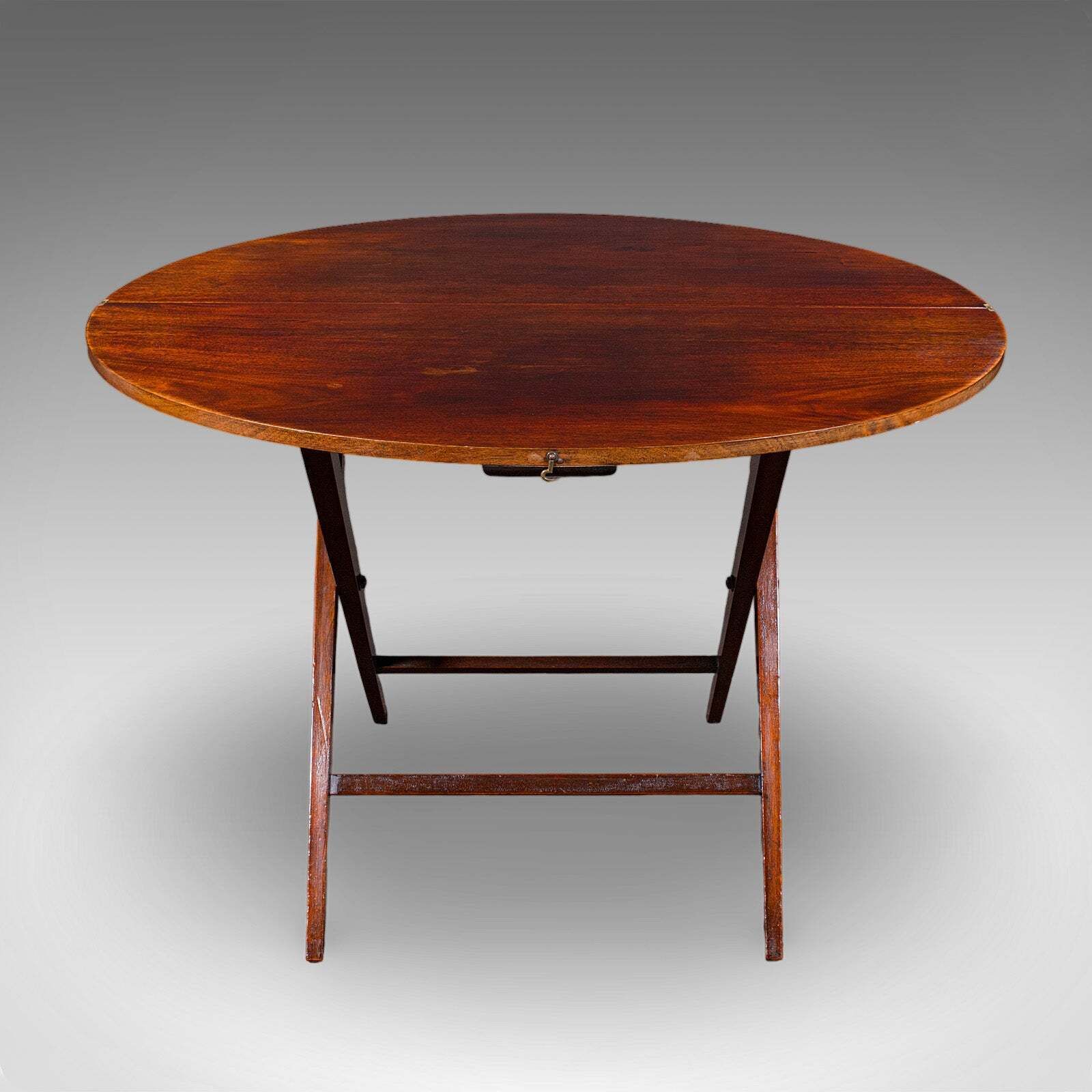 Antique Kitchen Garden Table, English, Folding, Coaching, Occasional, Victorian photo for sale