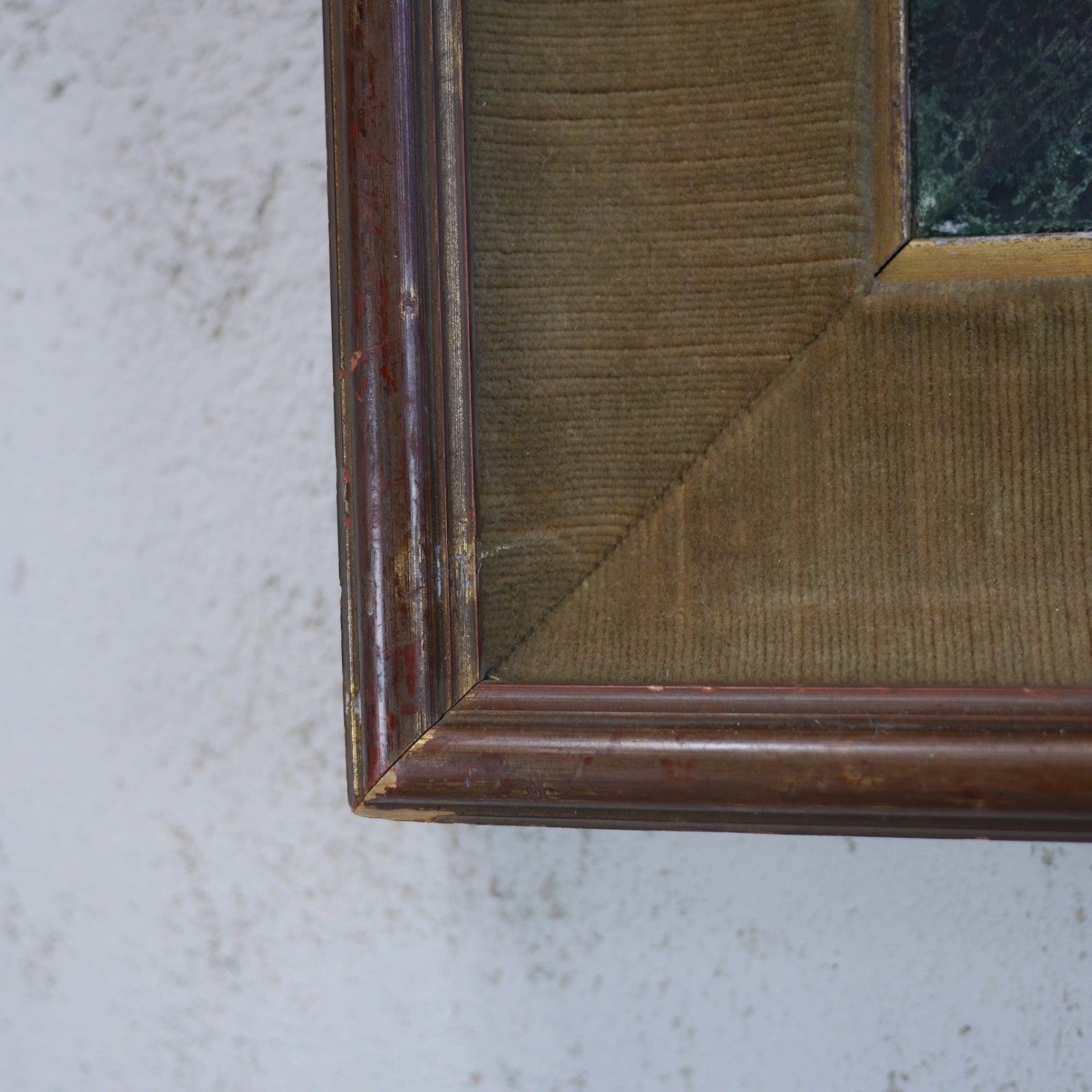 photo vinterior Ex Large Vintage Mid Century Abstract Oil Painting Art Framed Velvet #103136