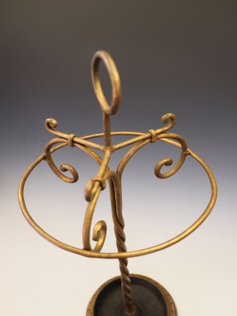 Fine Gilded Hand Forged Wrought Iron Stick Or Umbrella Stand photo furniture