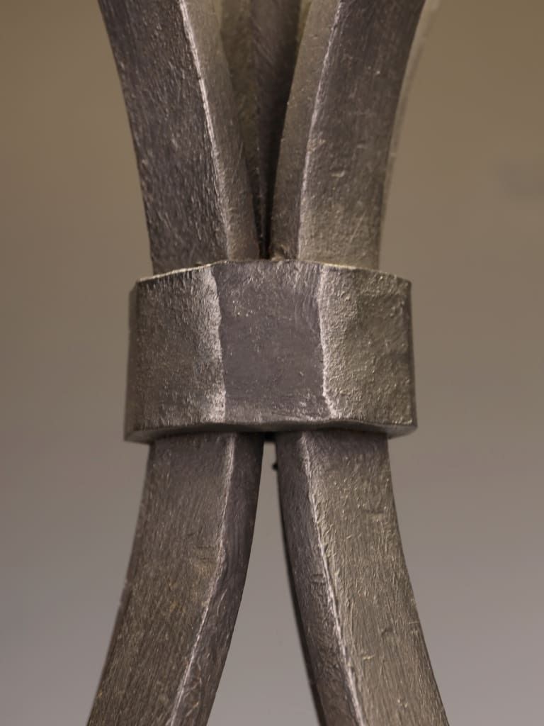 Hand Forged Iron Fireside Companion Set | Arts & Crafts / Early 20th Century photo vintage