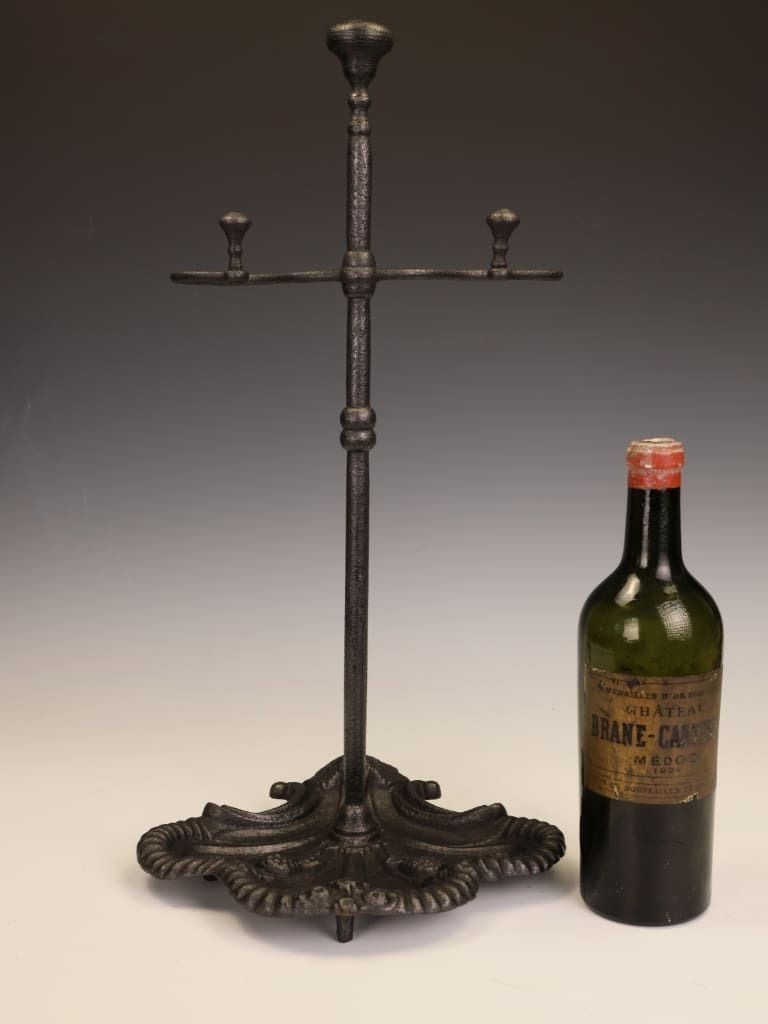 Victorian Cast Iron Fireside Stick Stand With Naturalistic Bird Motif photo 350.0
