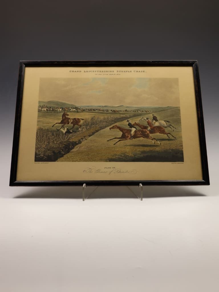 Grand Leicestershire Steeple Chase: "The Climax Of Disaster" By Alken & Bentley, 1830 photo Art