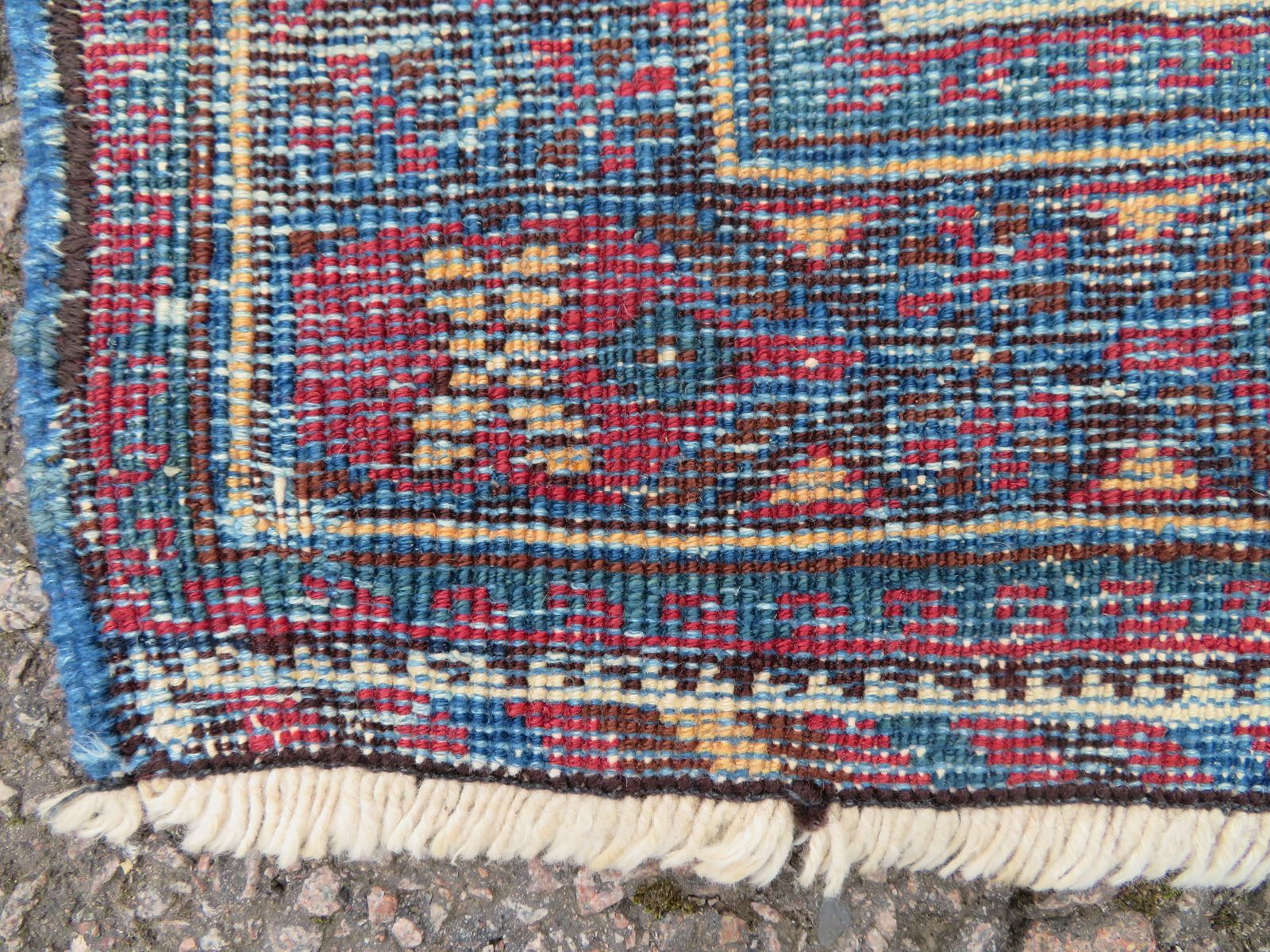 photo for sale Antique Tribal Rug. 132cm X 114cm.