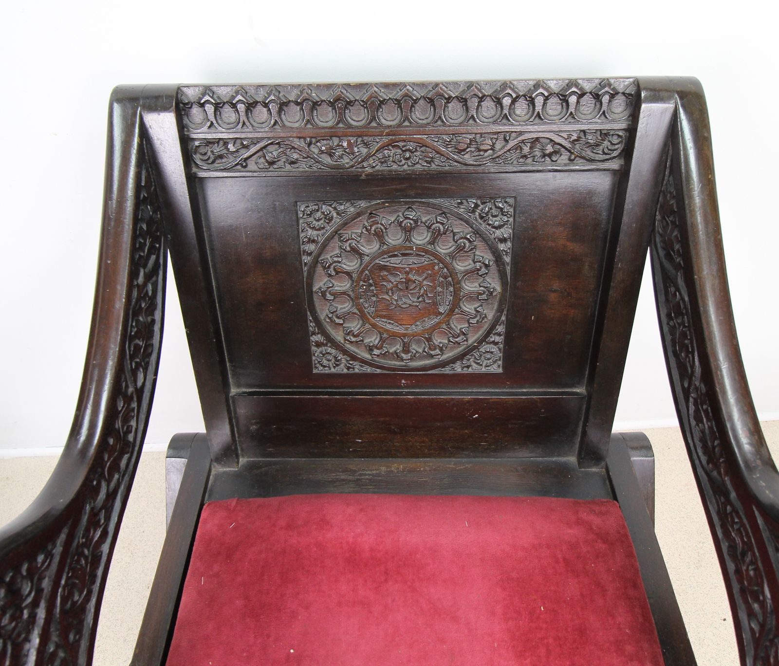 photo for sale Set Of 2 Vintage Oak Glastonbury Chairs