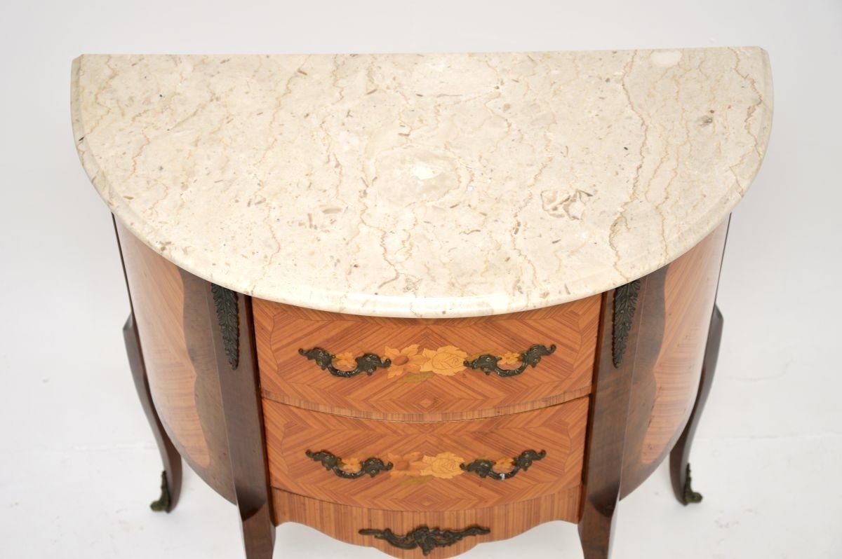 Antique French Marble Top Side Chest photo buy